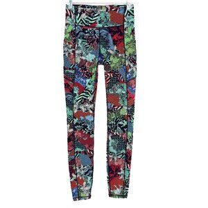 Lululemon Speed Up Tight *Full-On Luxtreme 28" Zen Clash Multi Floral Size 2 EUC